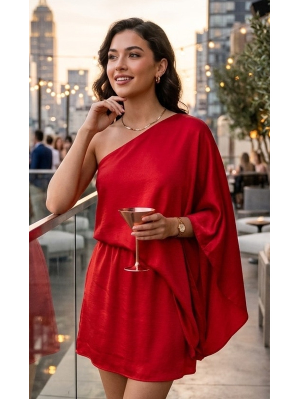 NWT South Satin Off Shoulder Mini Dress/Cocktail/Party/Evening